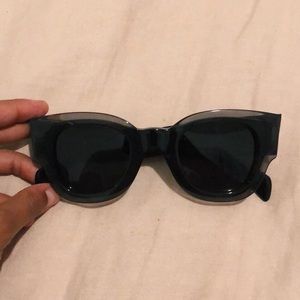 CELINE ZOE BLACK 45MM SUNGLASSES (41446S)